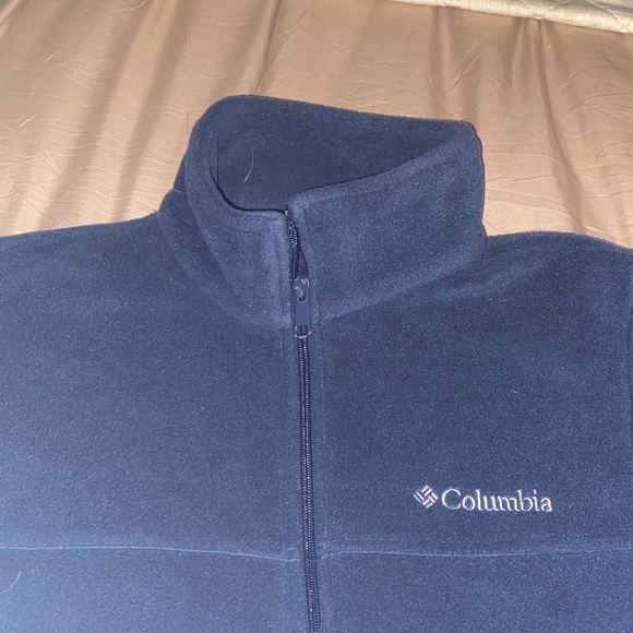 Columbia navy Blue Fleece Jacket - Picture 2 of 6